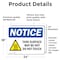Signmission Hot Surface Sign, 18 in H x 24 in W, Vinyl Decal OS-2PACK-NS-D-1824-L-18525 - alternate 4
